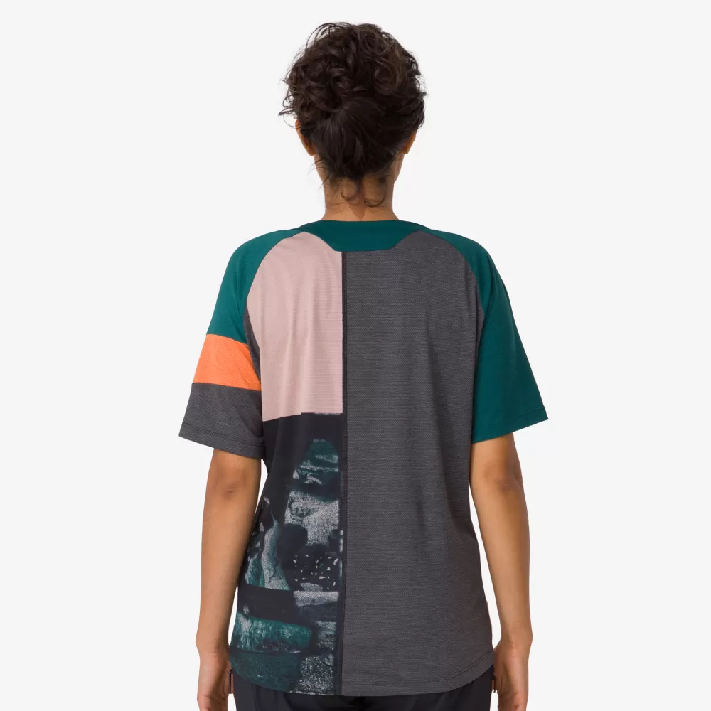 Best Sale Women'S Printed Trail Technical T-Shirt Trikot,Jacken & Oberteile