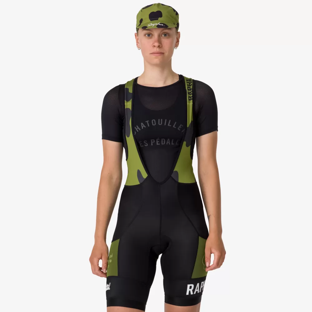 Shop Women'S + Patta Pro Team Training Cargo Bib Tragerhosen,Shorts & Lange Radhosen